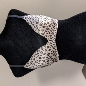 Leopard underwire bra